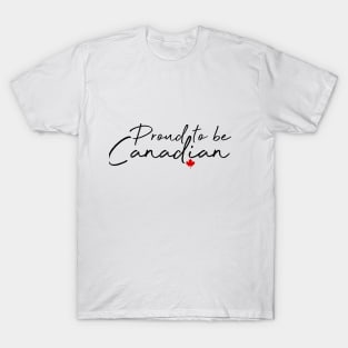 Proud to be Canadian T-Shirt